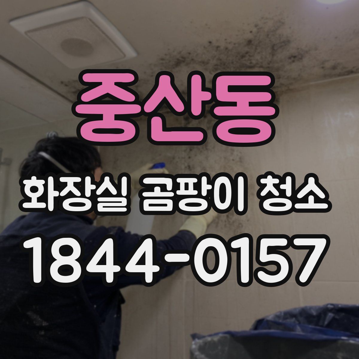 중산동 화장실 곰팡이 청소