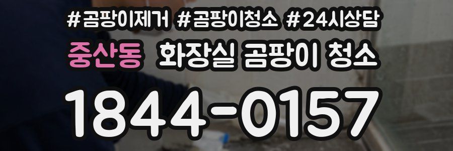 중산동 화장실 곰팡이 청소