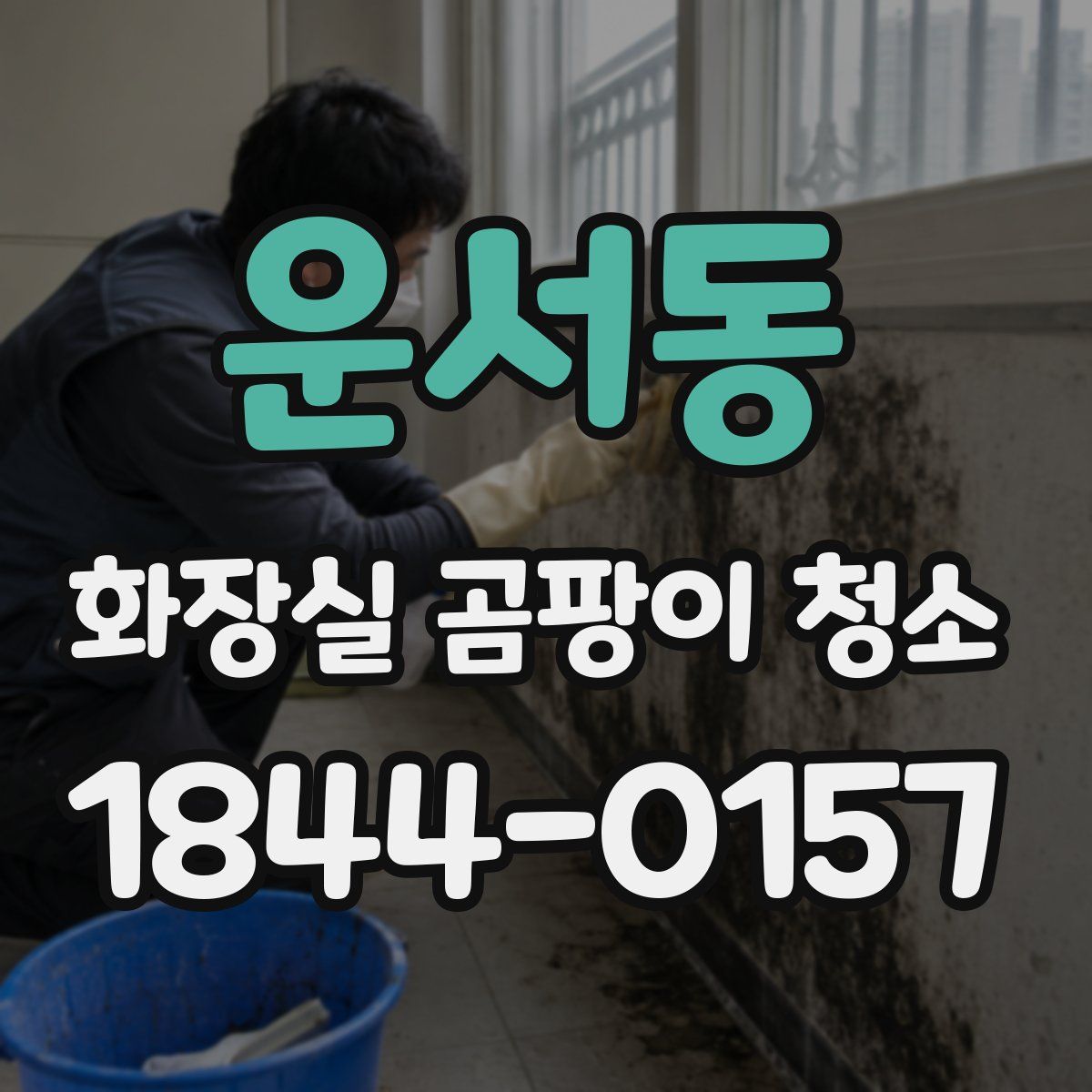 운서동 화장실 곰팡이 청소