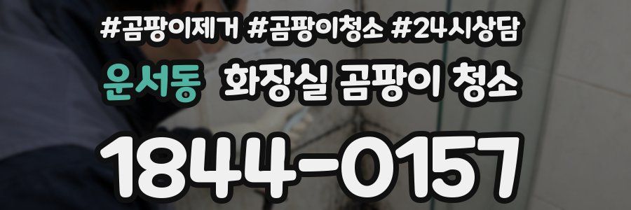 운서동 화장실 곰팡이 청소
