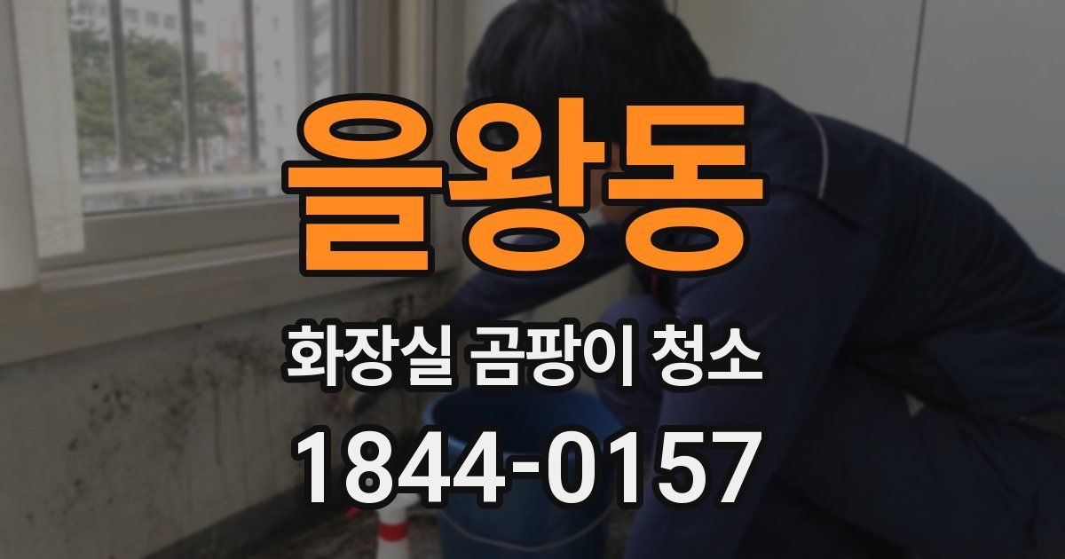 을왕동 화장실 곰팡이 청소