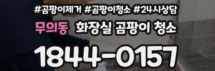 무의동 화장실 곰팡이 청소