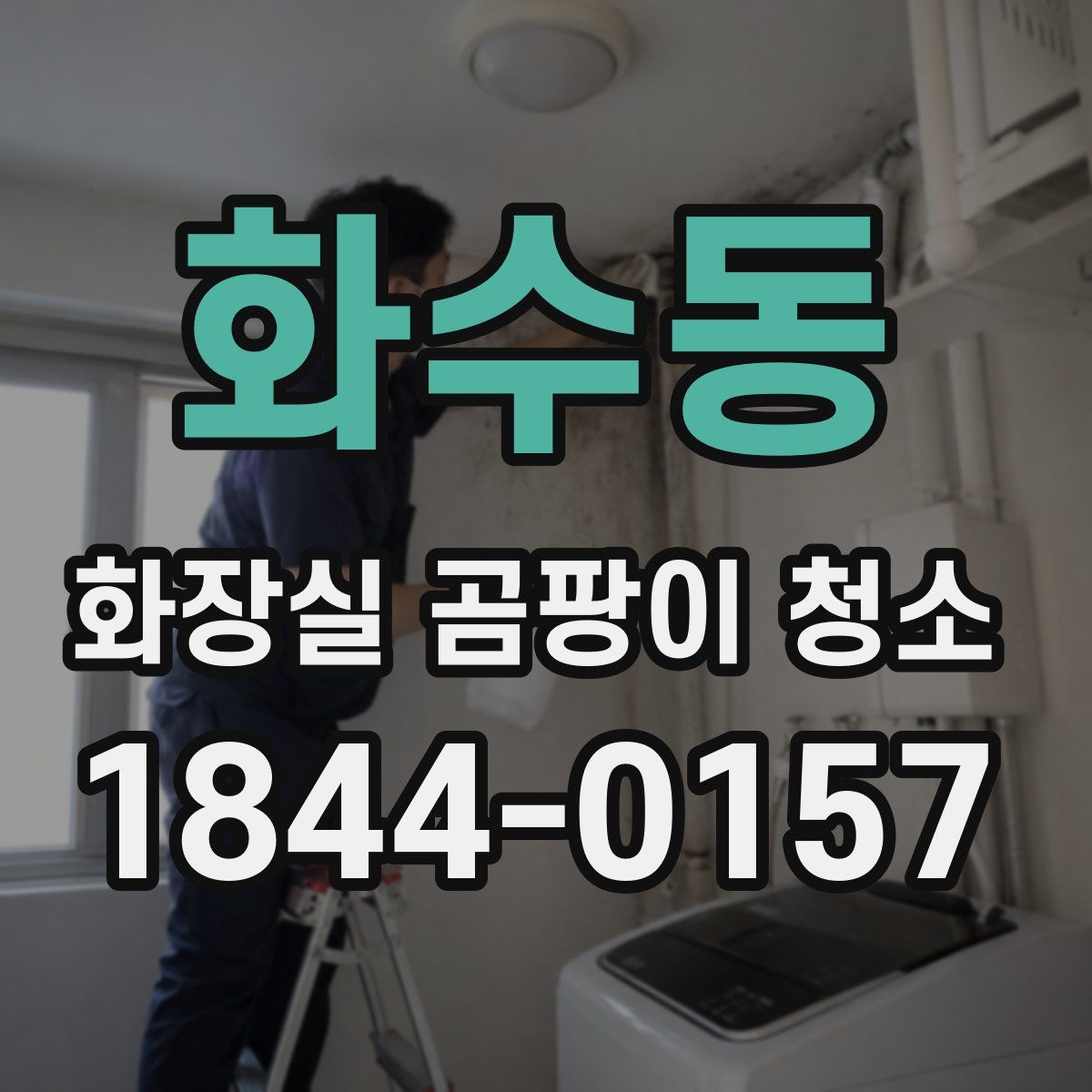 화수동 화장실 곰팡이 청소
