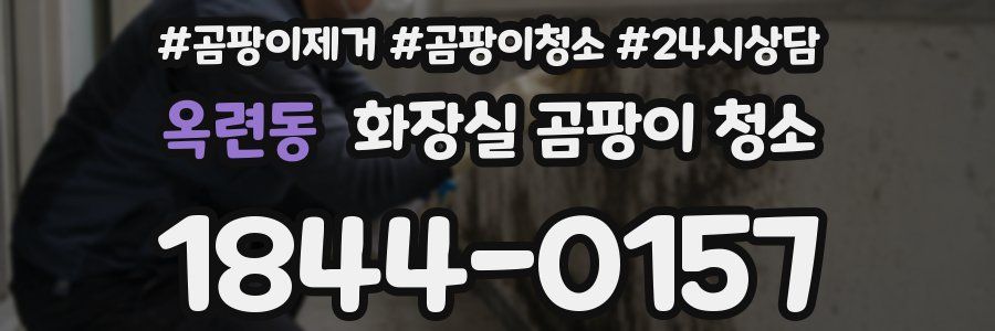 옥련동 화장실 곰팡이 청소