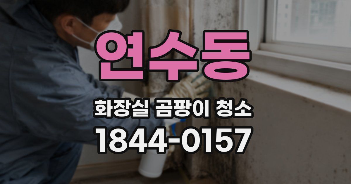 연수동 화장실 곰팡이 청소