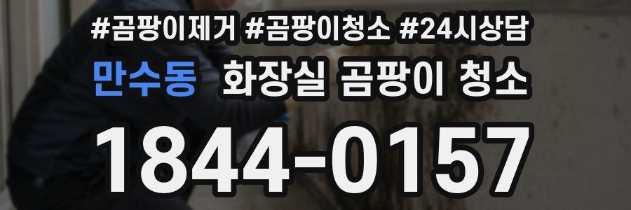 만수동 화장실 곰팡이 청소