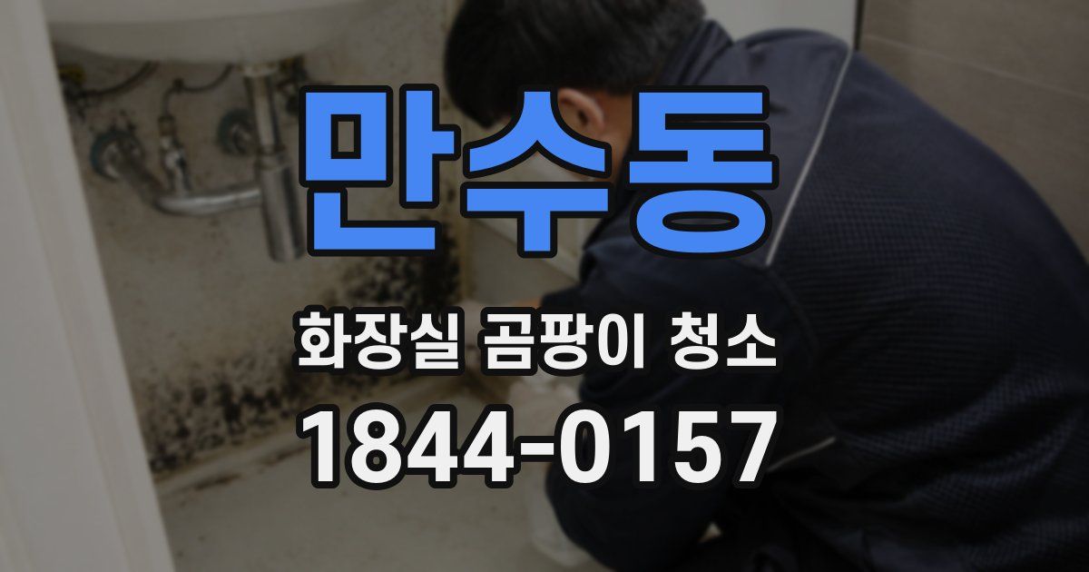 만수동 화장실 곰팡이 청소