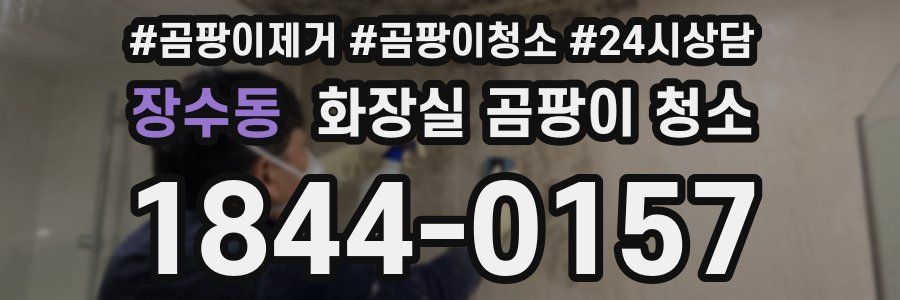 장수동 화장실 곰팡이 청소
