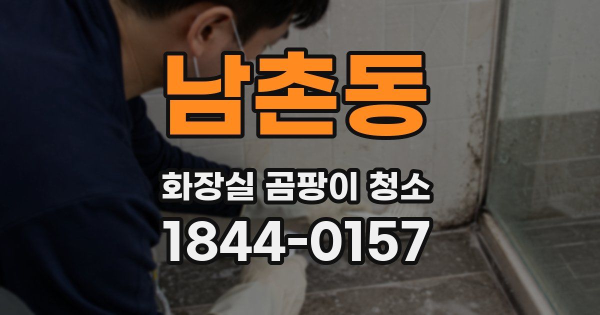 남촌동 화장실 곰팡이 청소
