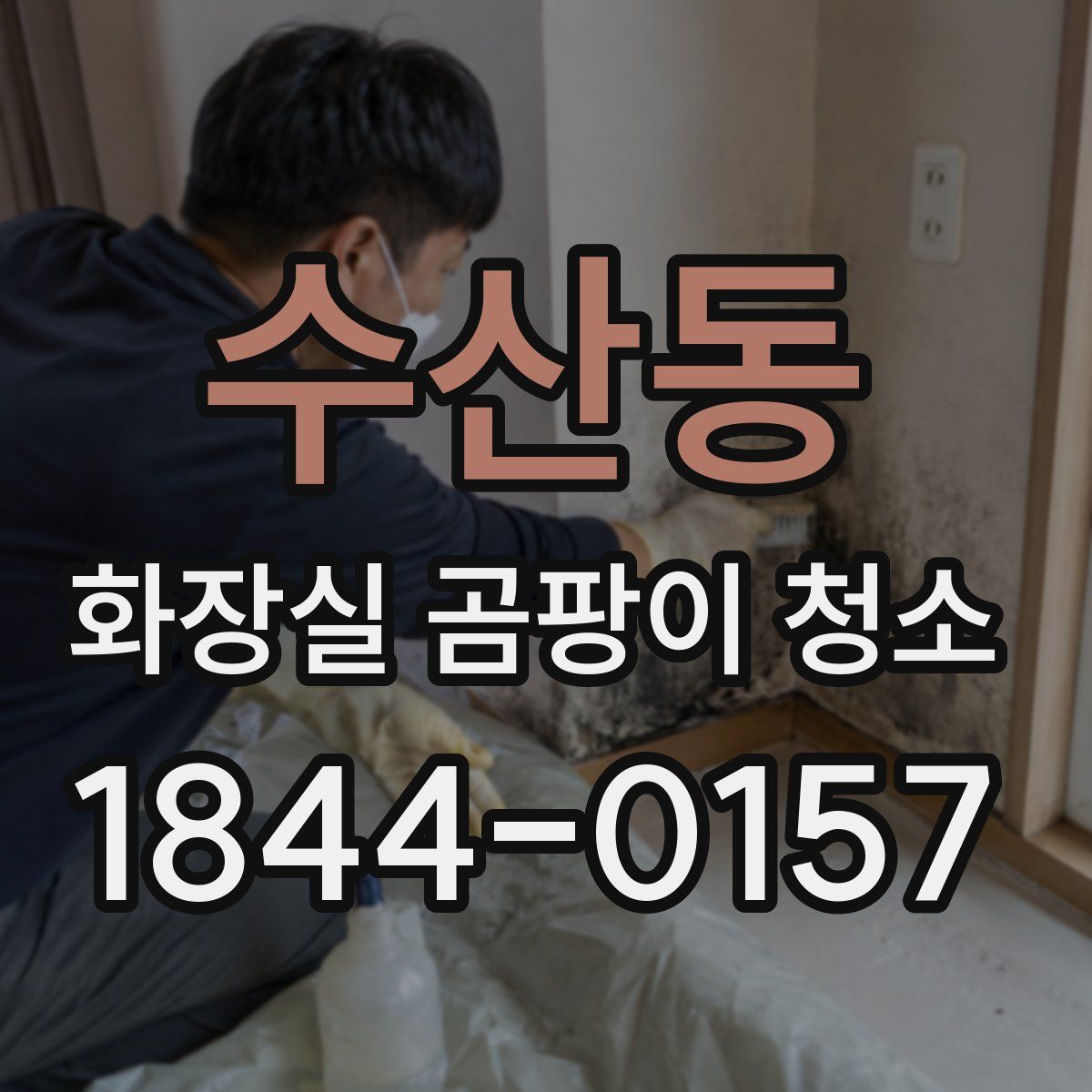 수산동 화장실 곰팡이 청소