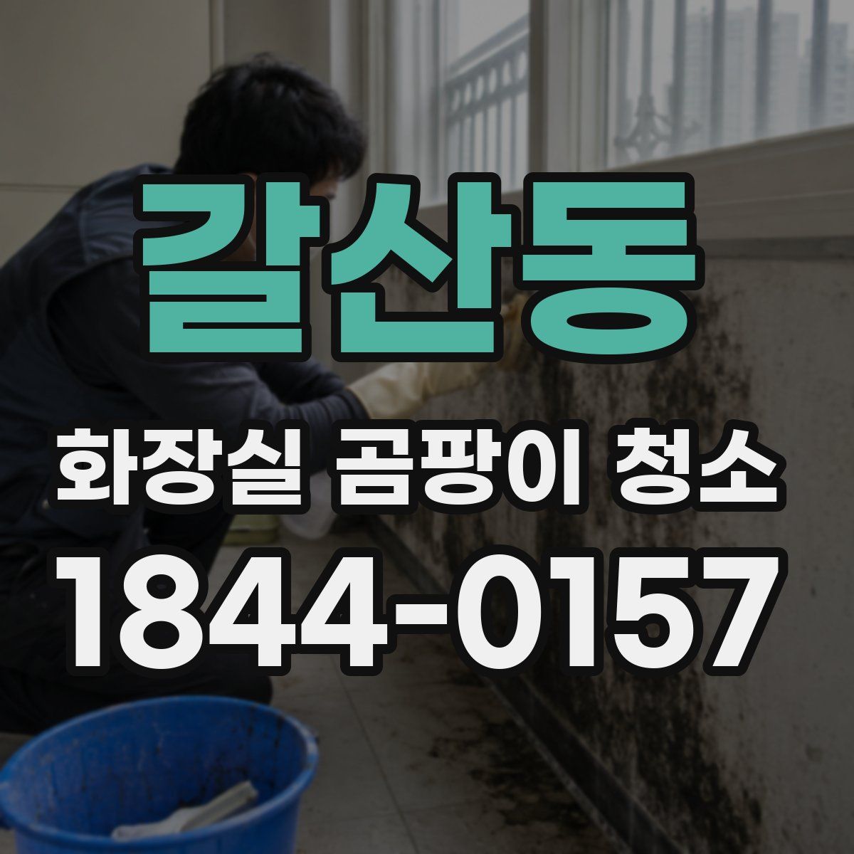 갈산동 화장실 곰팡이 청소