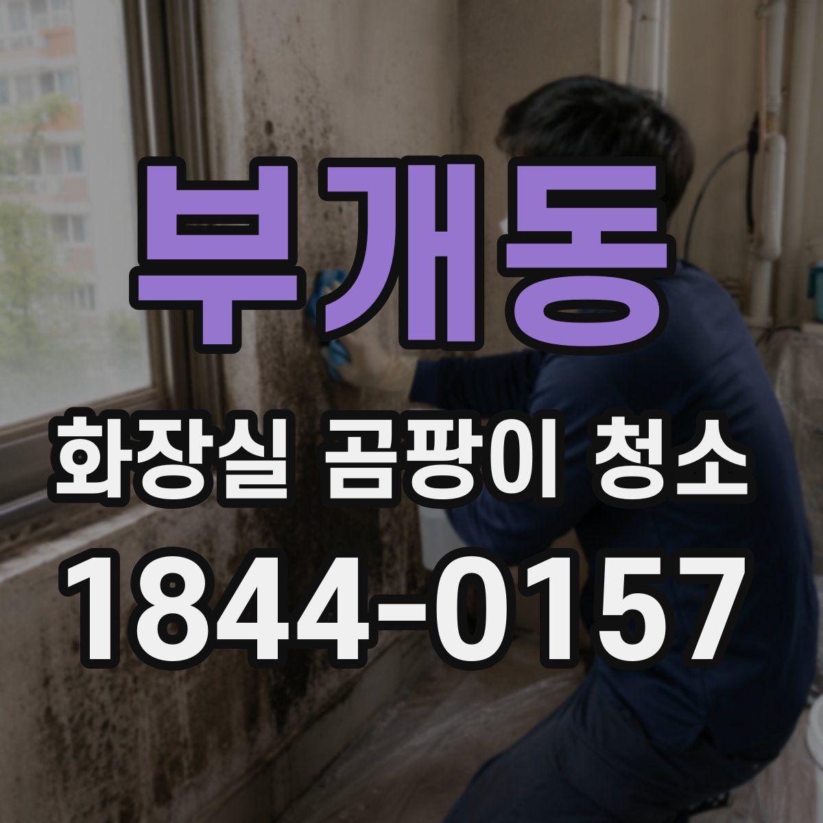부개동 화장실 곰팡이 청소