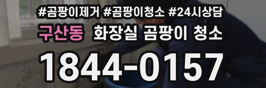 구산동 화장실 곰팡이 청소