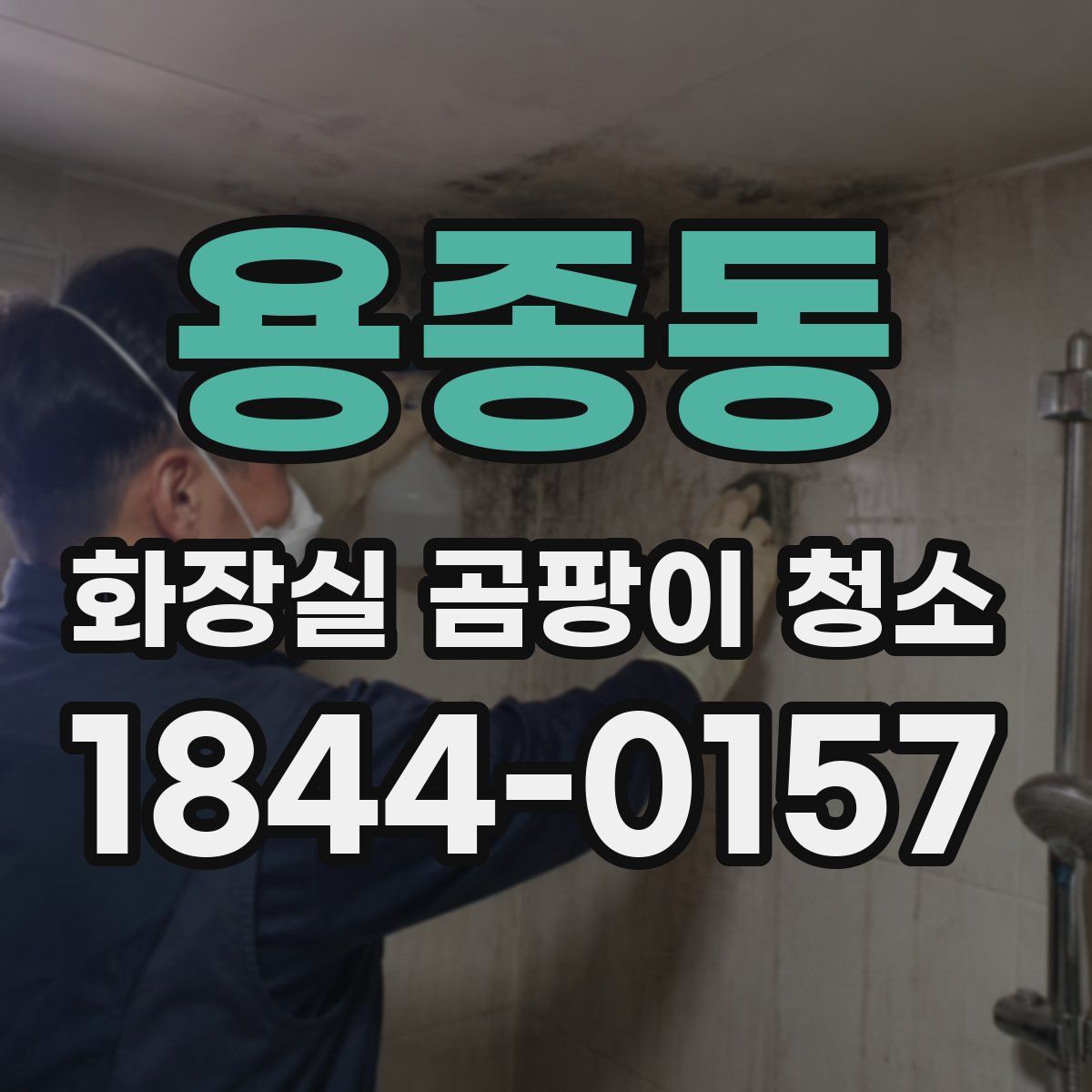 용종동 화장실 곰팡이 청소