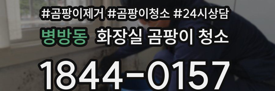병방동 화장실 곰팡이 청소