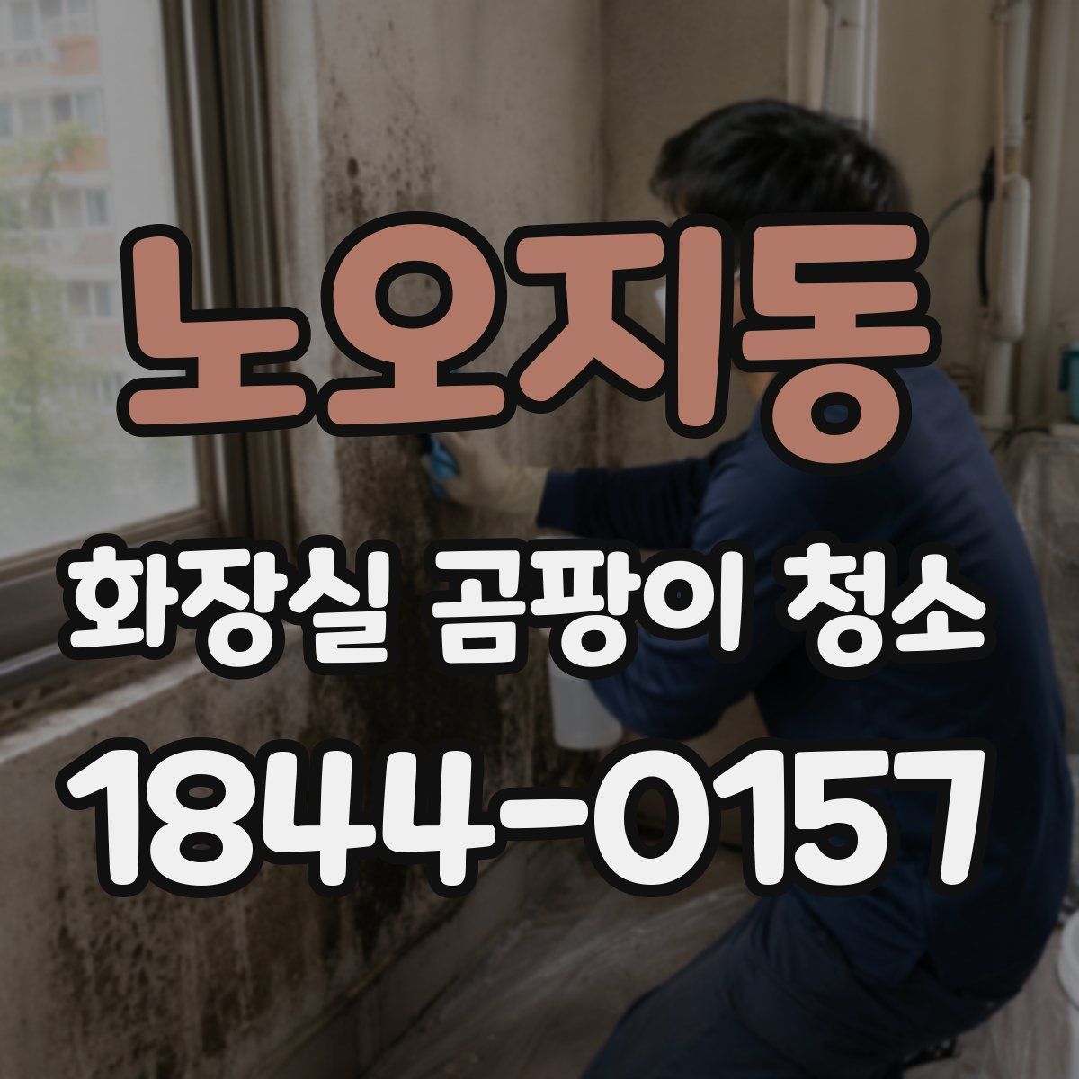 노오지동 화장실 곰팡이 청소