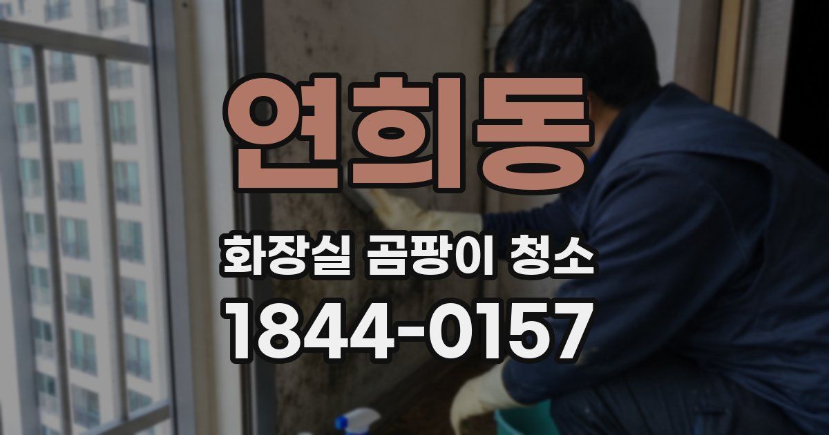 연희동 화장실 곰팡이 청소