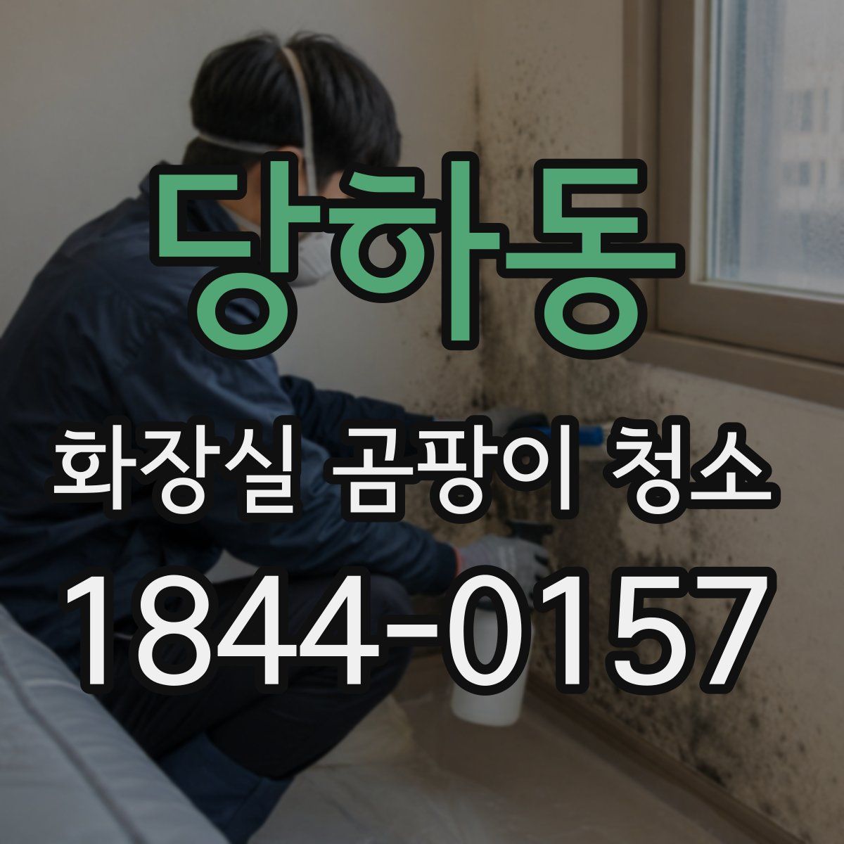 당하동 화장실 곰팡이 청소