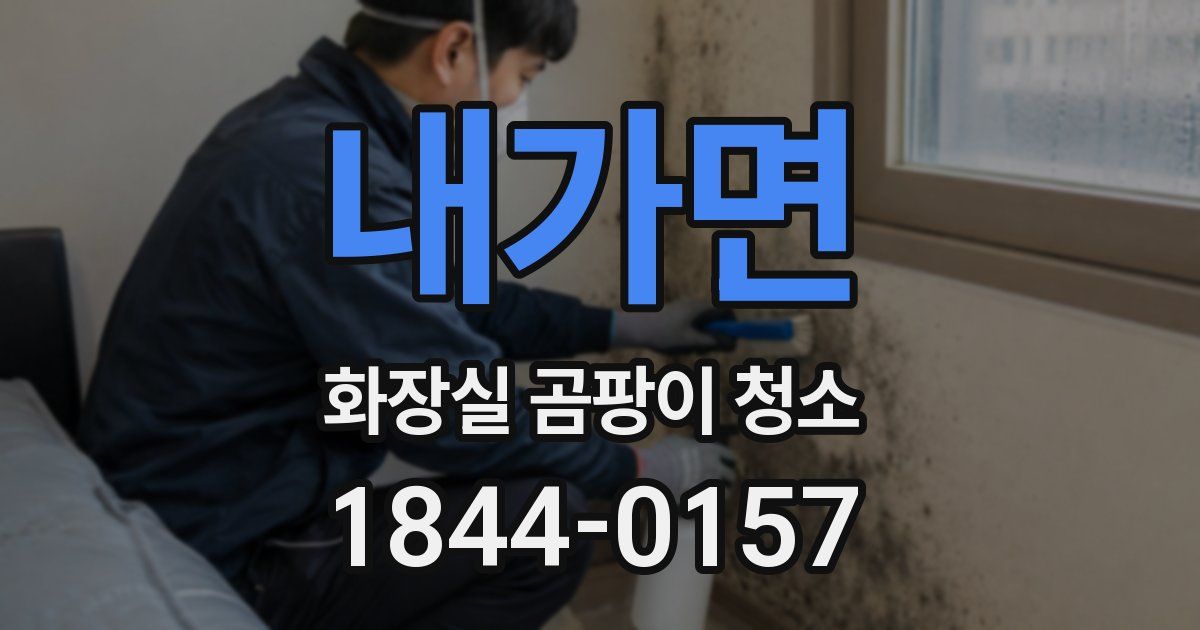 내가면 화장실 곰팡이 청소