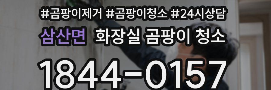 삼산면 화장실 곰팡이 청소
