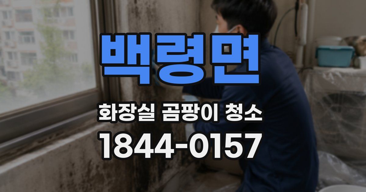 백령면 화장실 곰팡이 청소