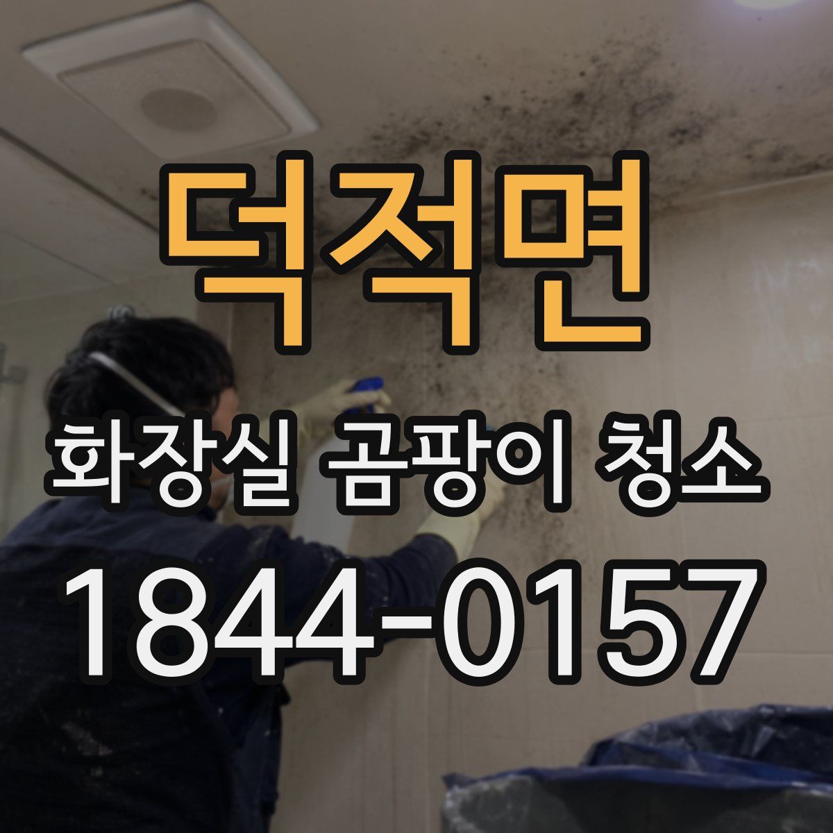 덕적면 화장실 곰팡이 청소