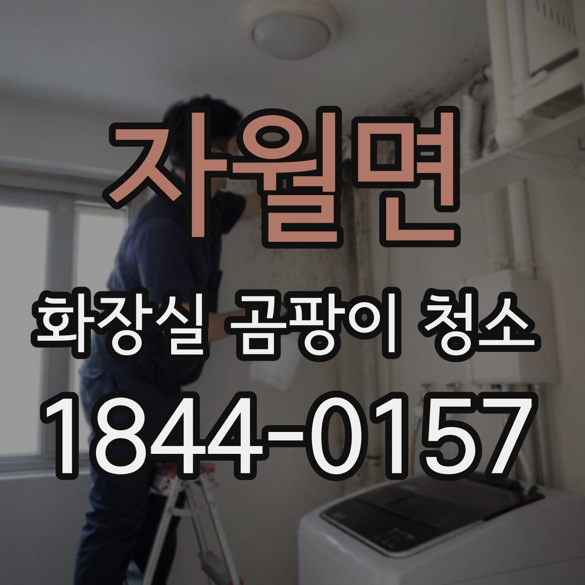 자월면 화장실 곰팡이 청소