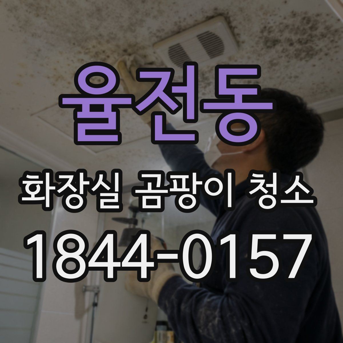 율전동 화장실 곰팡이 청소 약품 조합을 잘못 쓰지 않으려면