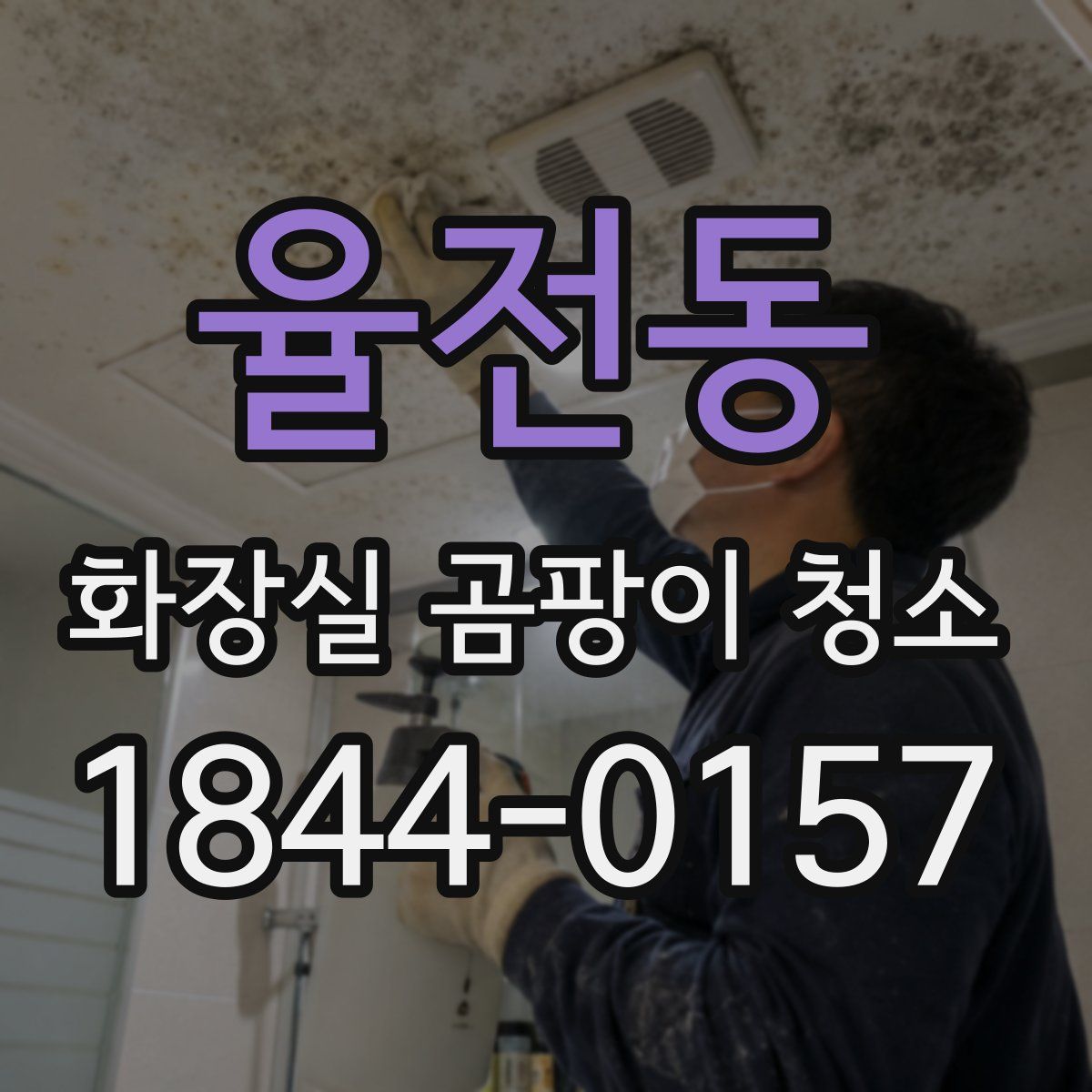 율전동 화장실 곰팡이 청소