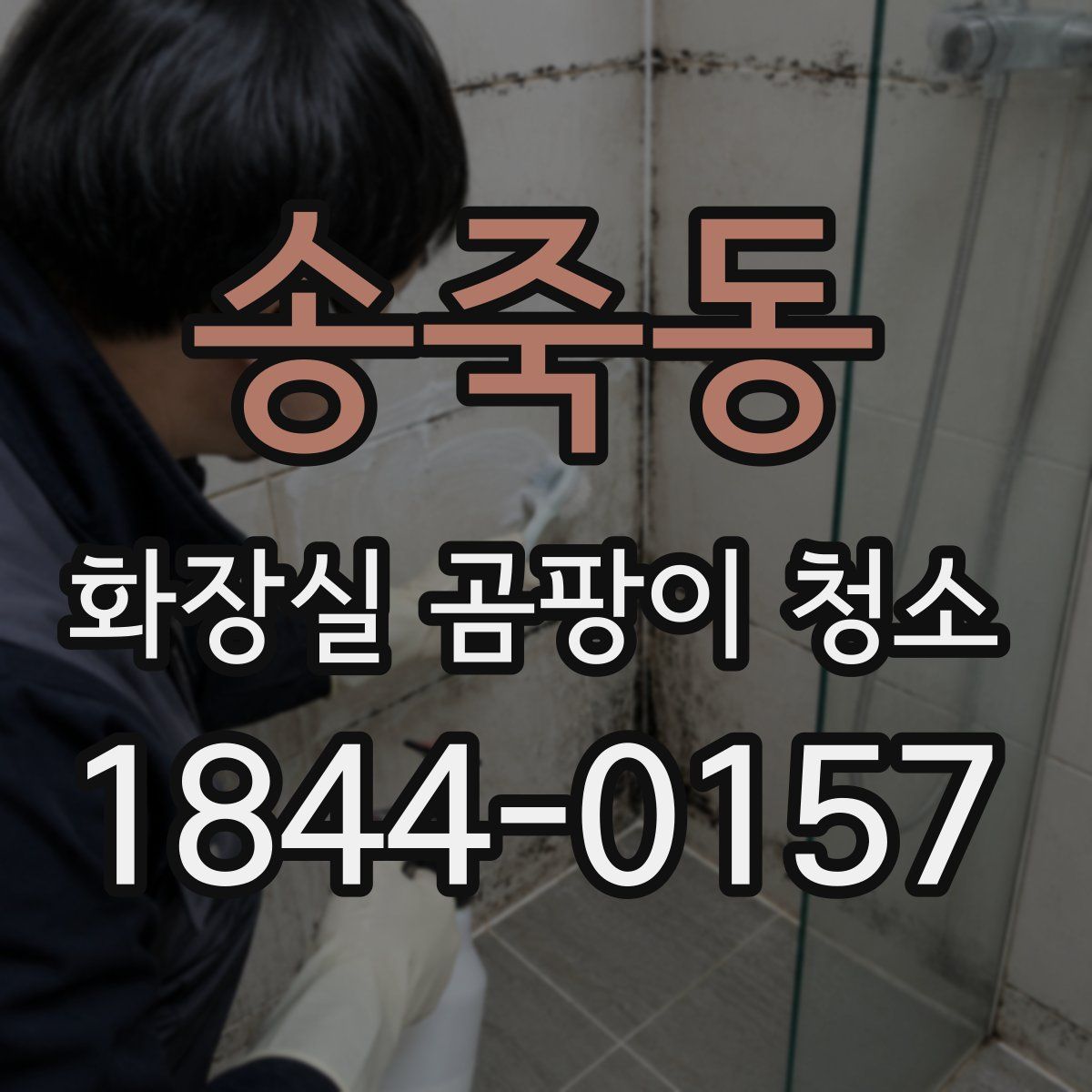 송죽동 화장실 곰팡이 청소