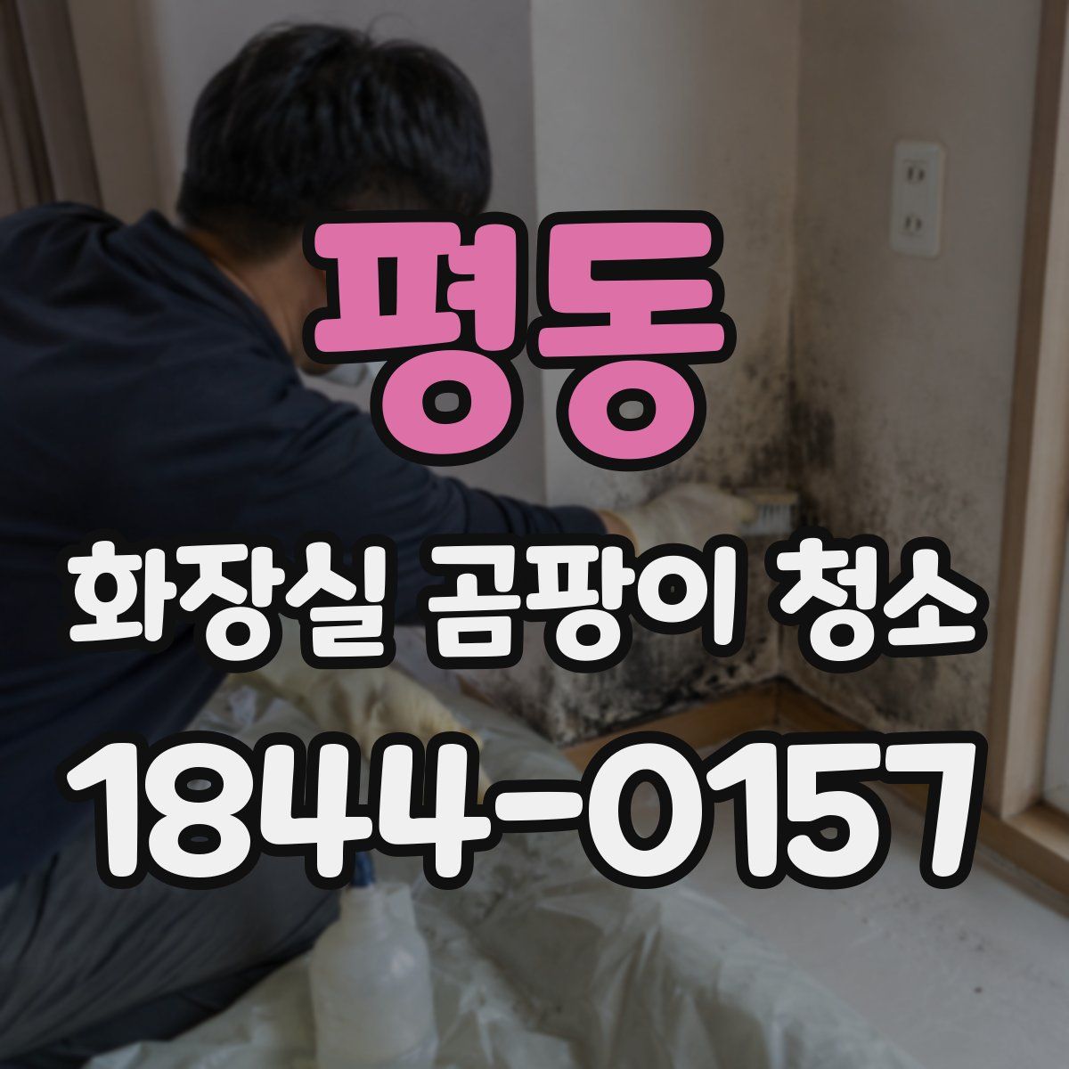 평동 화장실 곰팡이 청소