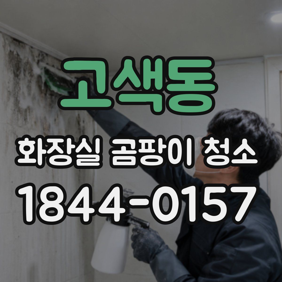 고색동 화장실 곰팡이 청소
