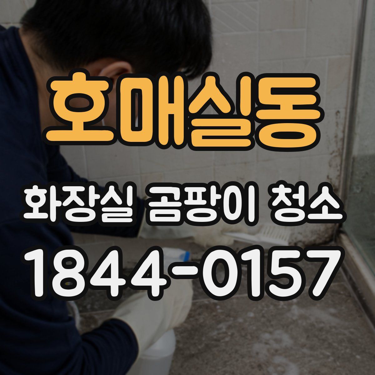 호매실동 화장실 곰팡이 청소
