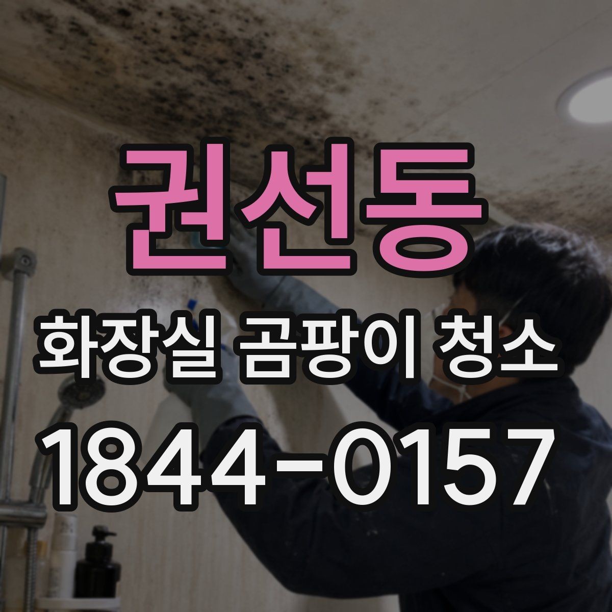 권선동 화장실 곰팡이 청소 전 오염도 확인하는 핵심 포인트