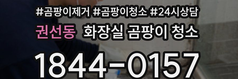 권선동 화장실 곰팡이 청소