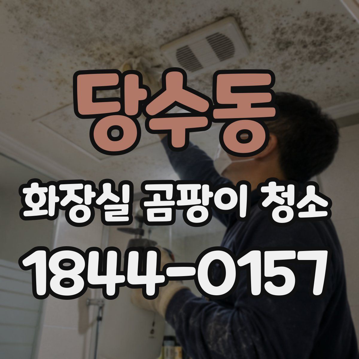 당수동 화장실 곰팡이 청소