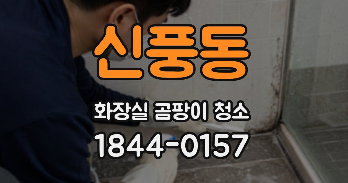 신풍동 화장실 곰팡이 청소