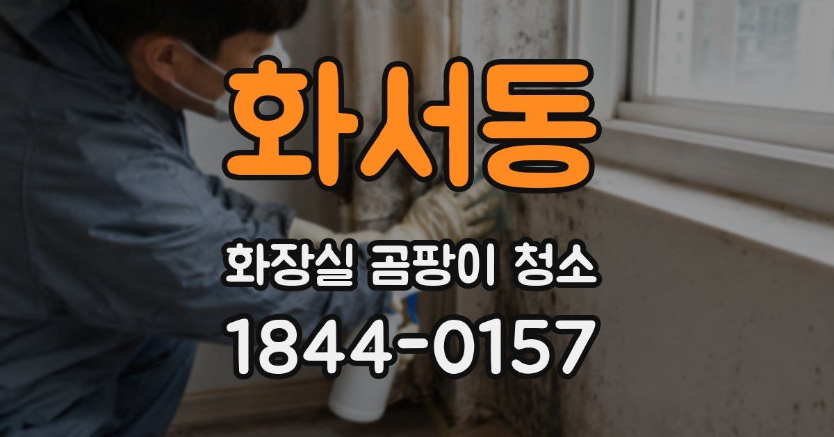 화서동 화장실 곰팡이 청소