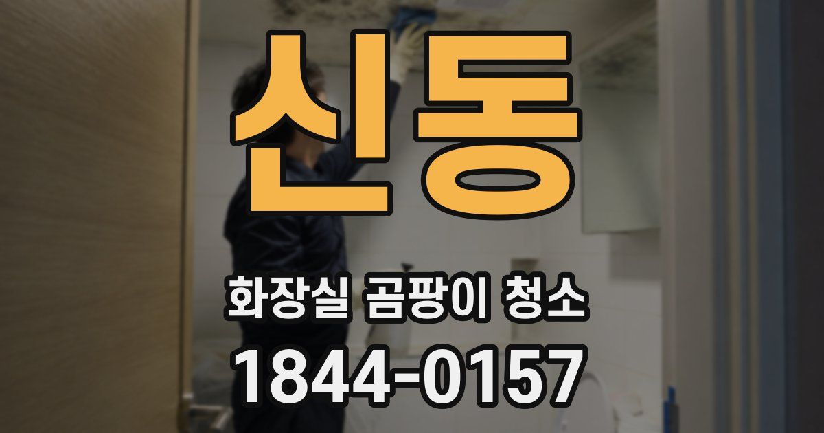 신동 화장실 곰팡이 청소