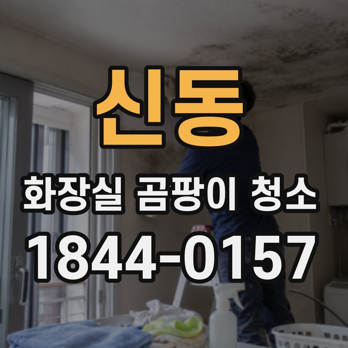 신동 화장실 곰팡이 청소