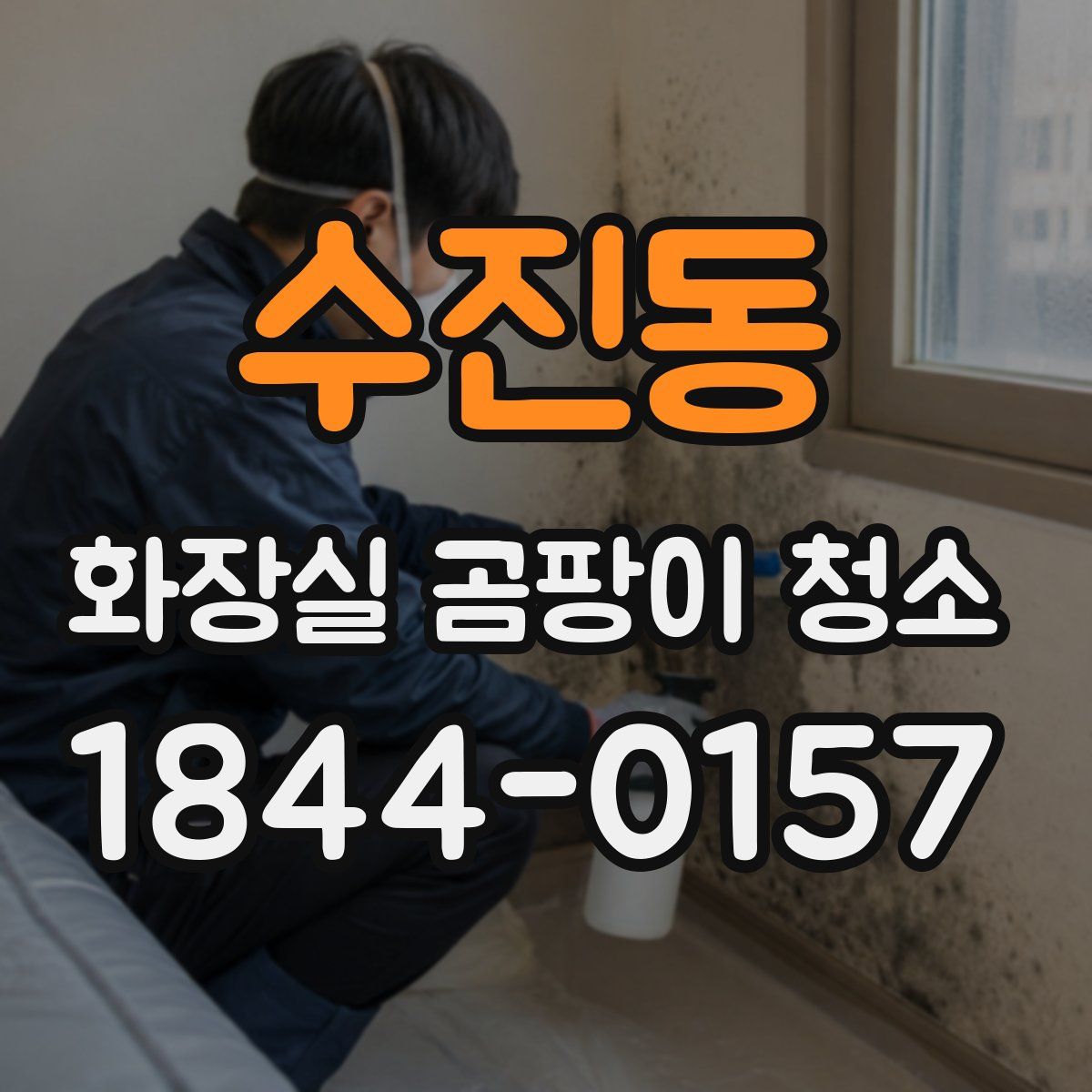 수진동 화장실 곰팡이 청소