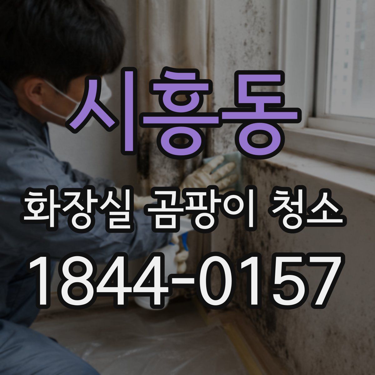 시흥동 화장실 곰팡이 청소
