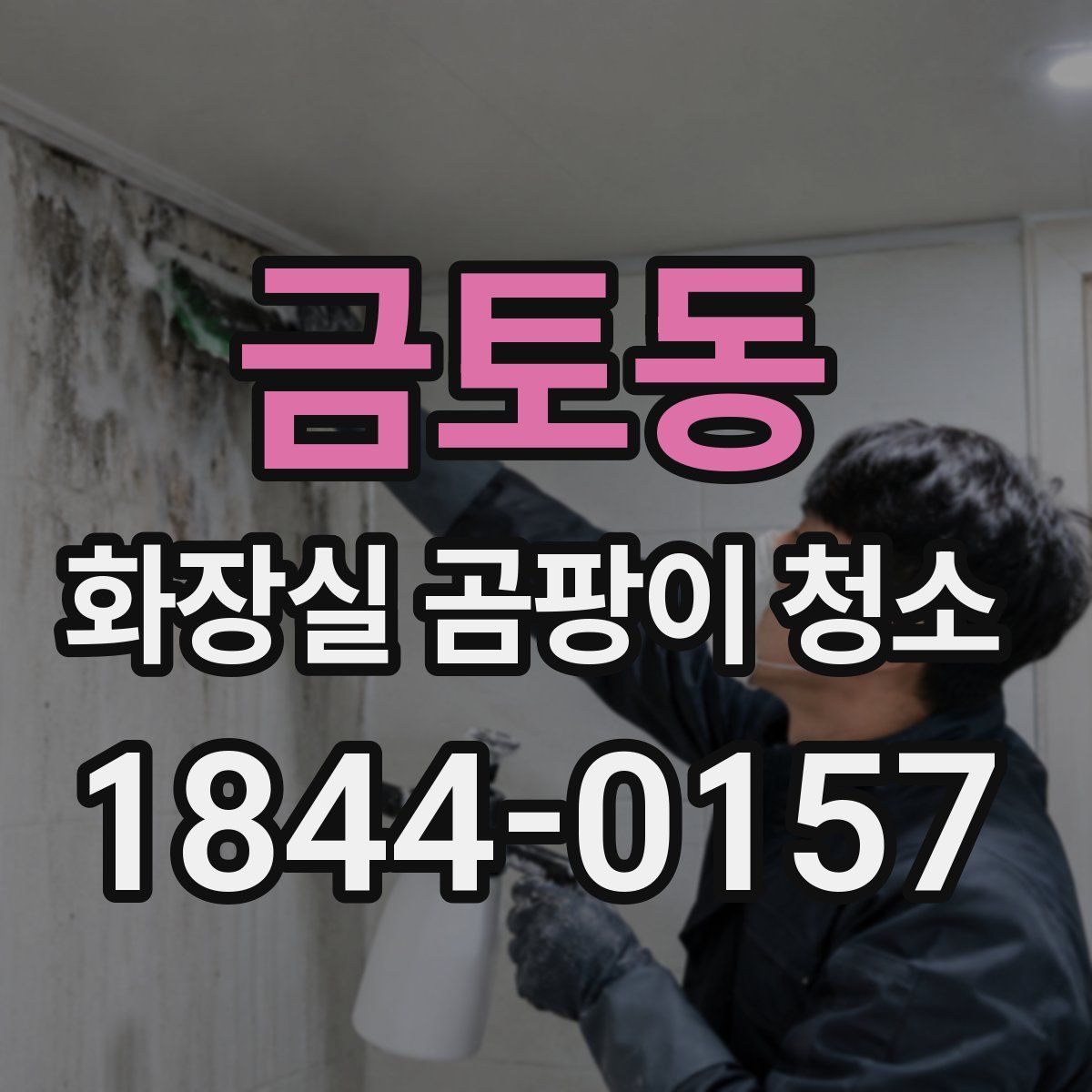 금토동 화장실 곰팡이 청소