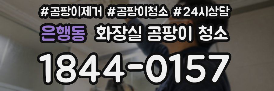 은행동 화장실 곰팡이 청소