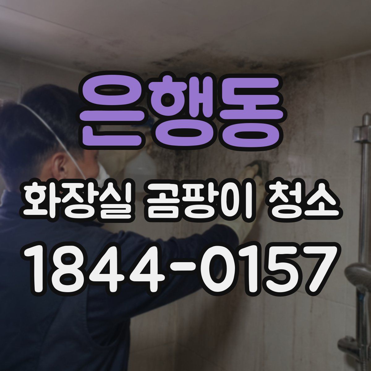 은행동 화장실 곰팡이 청소