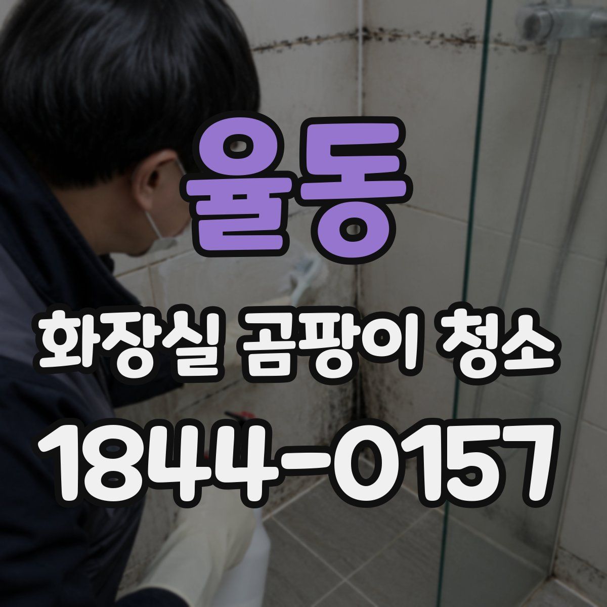 율동 화장실 곰팡이 청소