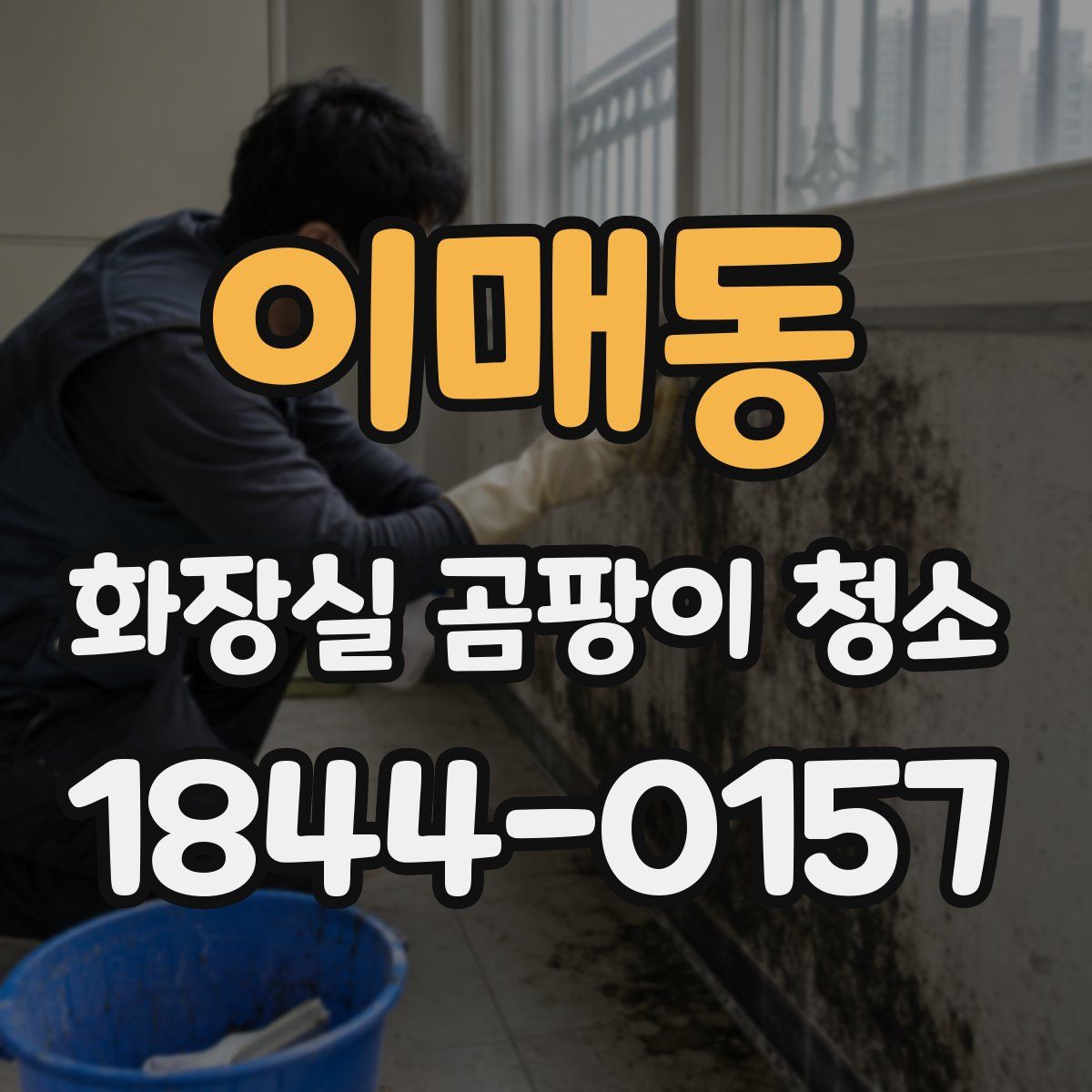 이매동 화장실 곰팡이 청소