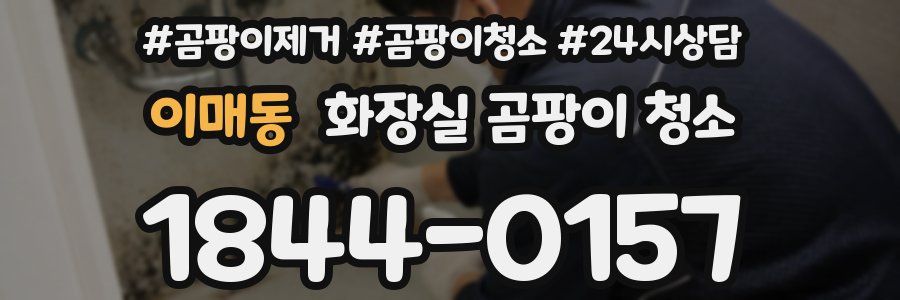 이매동 화장실 곰팡이 청소