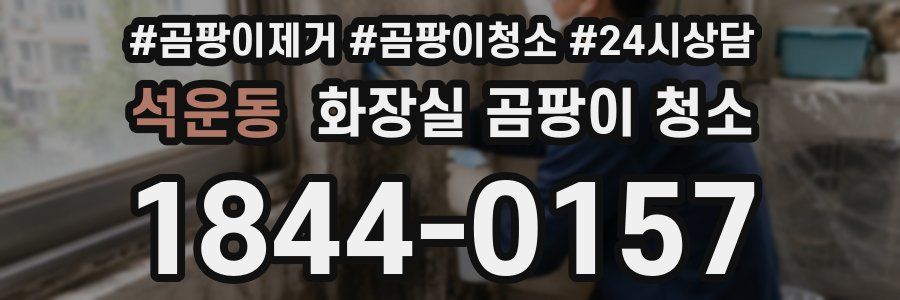 석운동 화장실 곰팡이 청소