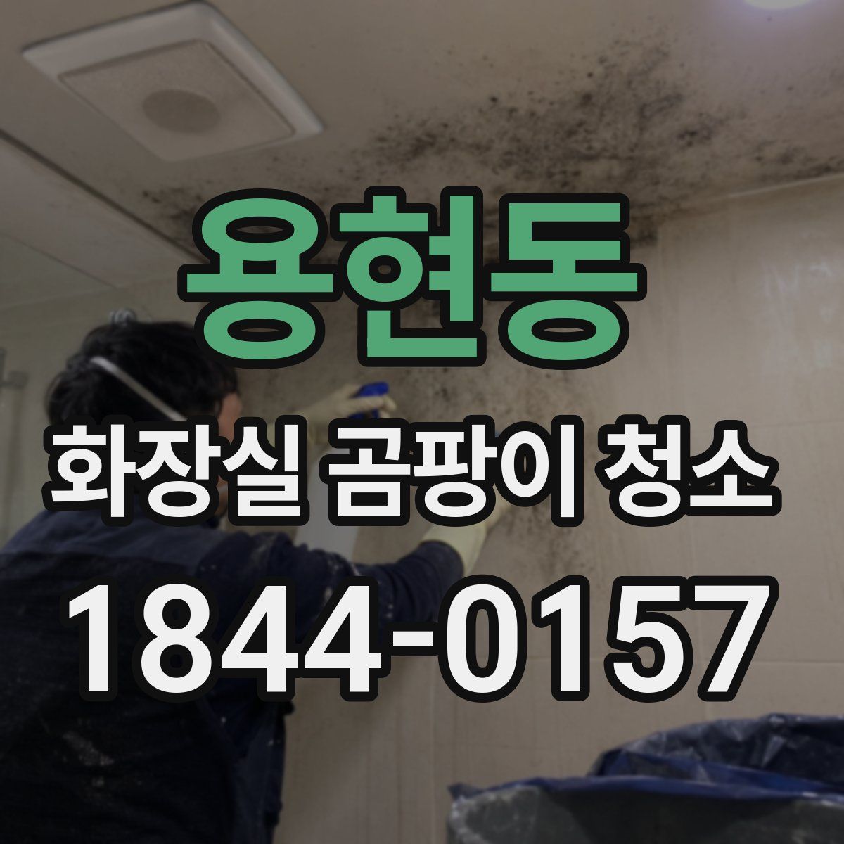 용현동 화장실 곰팡이 청소